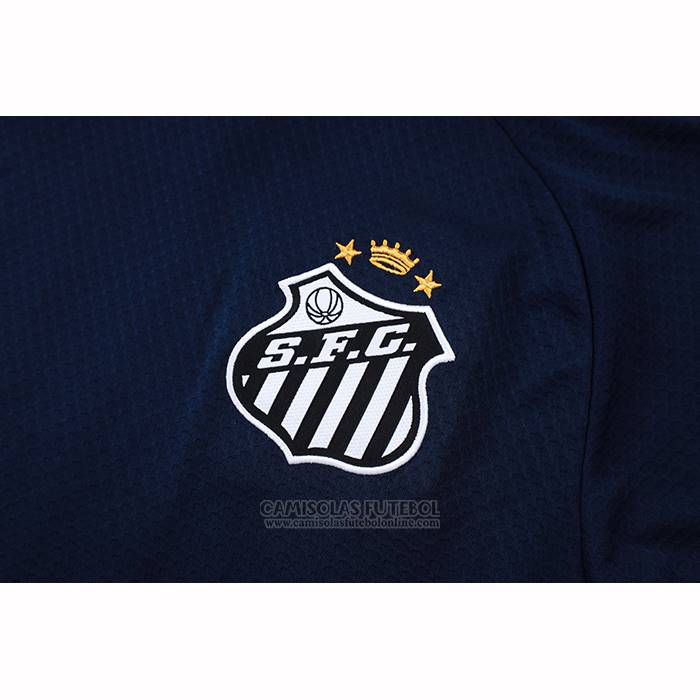Fato de Treino Santos Manga Curta 2025-2026 Azul - Calcas Curta